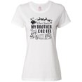 thumbnail image 1 of Inktastic Dear Santa, My Brother Did It Funny Christmas Women's T-Shirt, 1 of 5