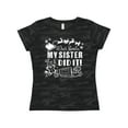thumbnail image 1 of Inktastic Dear Santa, My Sister Did It Funny Christmas Women's T-Shirt, 1 of 5