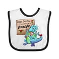thumbnail image 1 of Inktastic Dear Santa, Please Bring Me a Dragon Christmas Wish Boys or Girls Baby Bib, 1 of 4