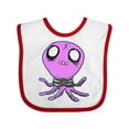 thumbnail image 1 of Inktastic Death Metal Octopus Boys or Girls Baby Bib, 1 of 4