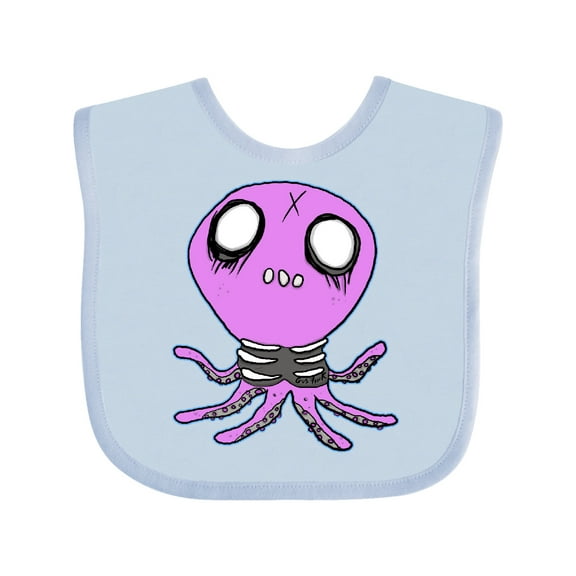 Inktastic Death Metal Octopus Boys or Girls Baby Bib