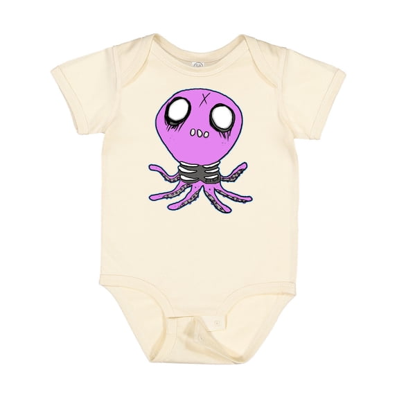 Inktastic Death Metal Octopus Boys or Girls Baby Bodysuit