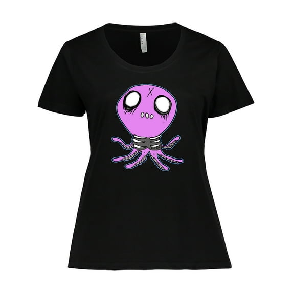 Inktastic Death Metal Octopus Women's Plus Size T-Shirt
