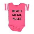 thumbnail image 1 of Inktastic Death Metal Rules White T-shirt Boys or Girls Baby Bodysuit, 1 of 5