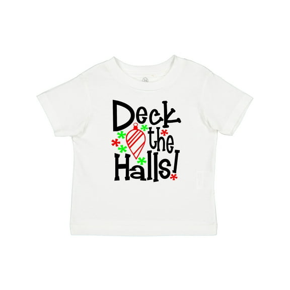 Inktastic Deck the Halls Christmas Ornament Boys or Girls Baby T-Shirt