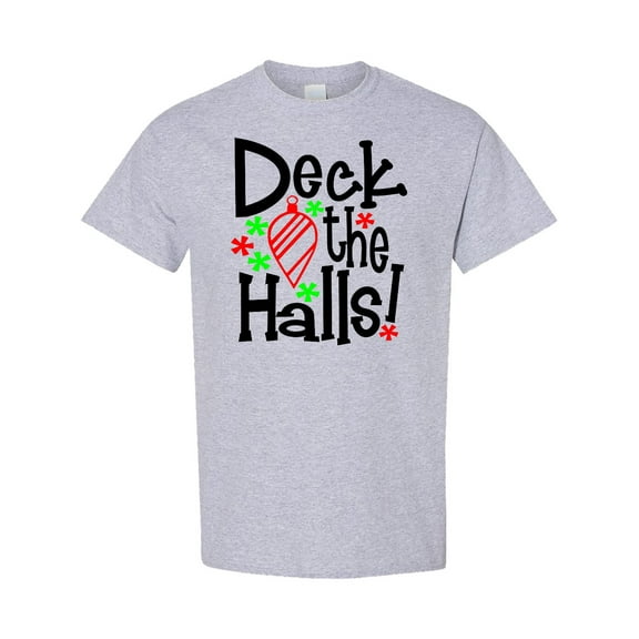 Inktastic Deck the Halls Christmas Ornament T-Shirt