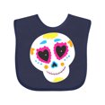 thumbnail image 1 of Inktastic Decorated Skull Boys or Girls Baby Bib, 1 of 4