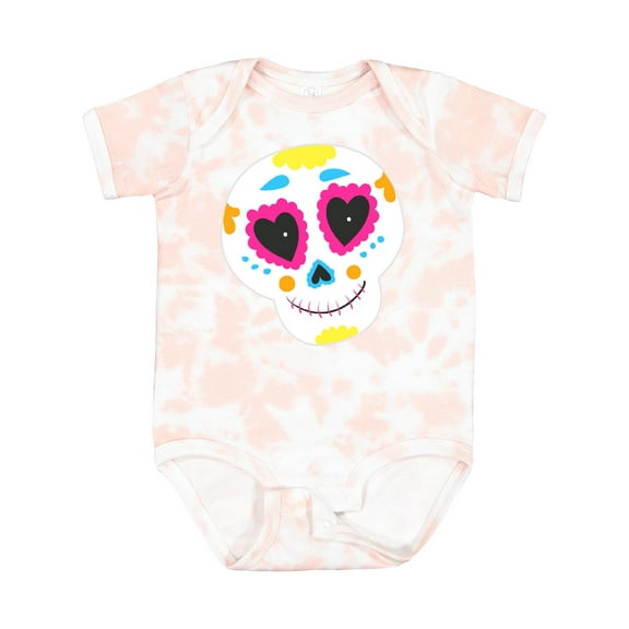 Inktastic Decorated Skull Boys or Girls Baby Bodysuit