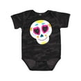 thumbnail image 1 of Inktastic Decorated Skull Boys or Girls Baby Bodysuit, 1 of 5
