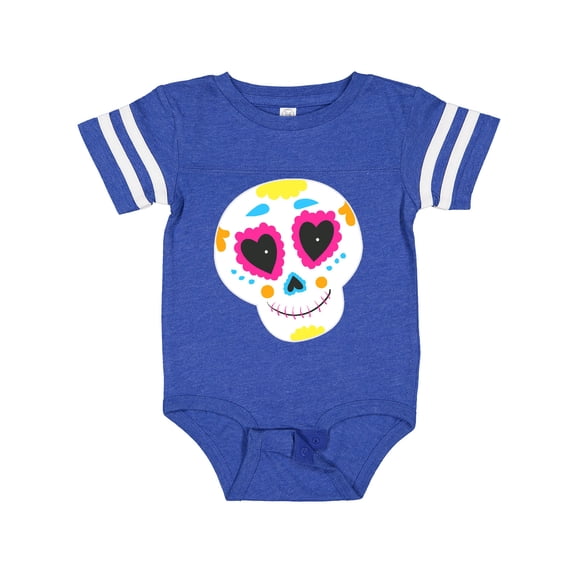 Inktastic Decorated Skull Boys or Girls Baby Bodysuit