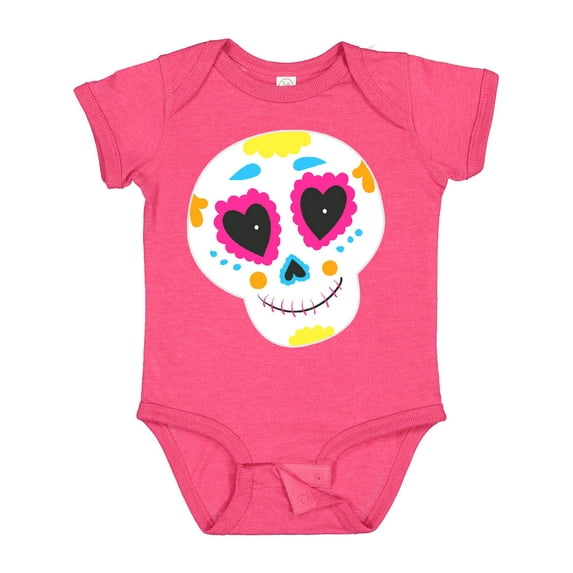 Inktastic Decorated Skull Boys or Girls Baby Bodysuit