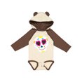 thumbnail image 1 of Inktastic Decorated Skull Boys or Girls Long Sleeve Baby Bodysuit, 1 of 5