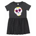 thumbnail image 1 of Inktastic Decorated Skull Girls Toddler Dress, 1 of 5
