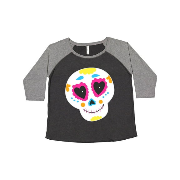 Inktastic Decorated Skull Women's Plus Size T-Shirt