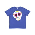 thumbnail image 1 of Inktastic Decorated Skull Youth T-Shirt, 1 of 5