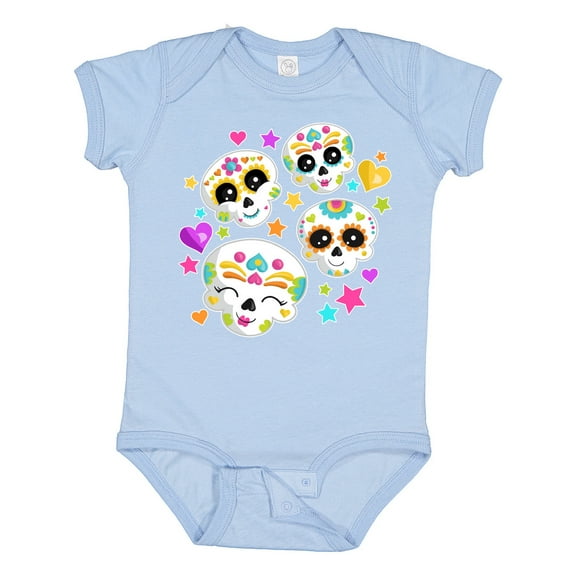 Inktastic Decorative Skull Party for Day of the Dead Boys or Girls Baby Bodysuit