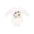 thumbnail image 1 of Inktastic Decorative Skull Party for Day of the Dead Boys or Girls Long Sleeve Baby Bodysuit, 1 of 5
