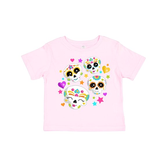 Inktastic Decorative Skull Party for Day of the Dead Boys or Girls Toddler T-Shirt