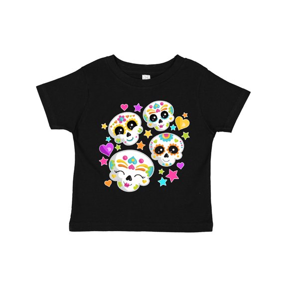 Inktastic Decorative Skull Party for Day of the Dead Boys or Girls Toddler T-Shirt