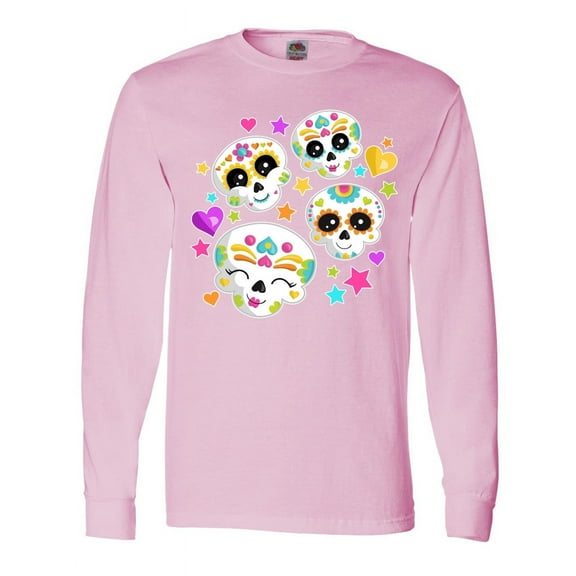 Inktastic Decorative Skull Party for Day of the Dead Long Sleeve T-Shirt
