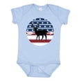 thumbnail image 1 of Inktastic Deer Bow Hunting USA Flag Boys or Girls Baby Bodysuit, 1 of 5