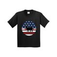 thumbnail image 1 of Inktastic Deer Bow Hunting USA Flag Youth T-Shirt, 1 of 5