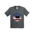 thumbnail image 1 of Inktastic Deer Bow Hunting USA Flag Youth T-Shirt, 1 of 5