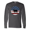 thumbnail image 1 of Inktastic Deer Bow Hunting Usa Flag Long Sleeve T-Shirt, 1 of 5
