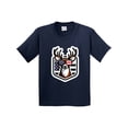 thumbnail image 1 of Inktastic Deer Bowhunting Us Flag Patriotic Youth T-Shirt, 1 of 5