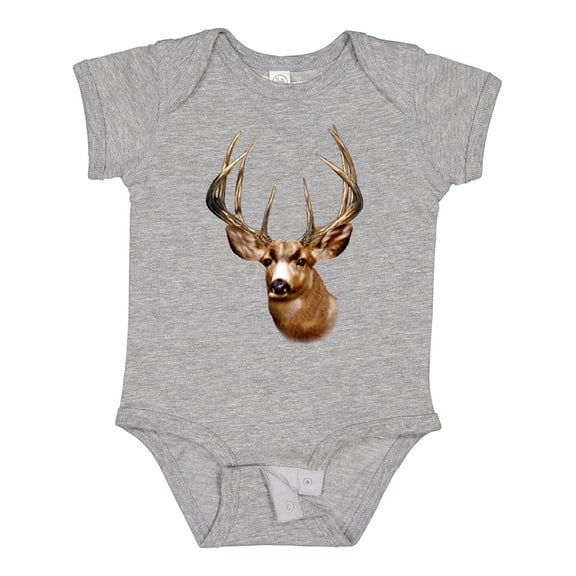 Inktastic Deer Head Hunter Boys or Girls Baby Bodysuit
