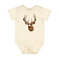 thumbnail image 1 of Inktastic Deer Head Hunter Boys or Girls Baby Bodysuit, 1 of 5