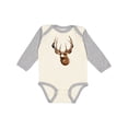 thumbnail image 1 of Inktastic Deer Head Hunter Boys or Girls Long Sleeve Baby Bodysuit, 1 of 5