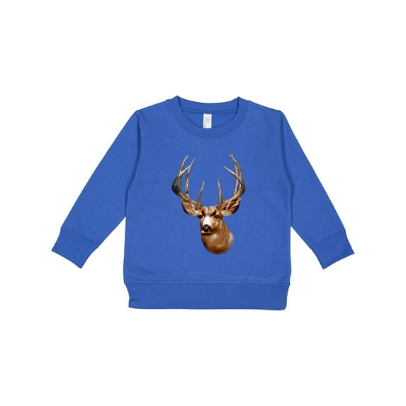 Inktastic Deer Head Hunter Toddler Sweatshirt