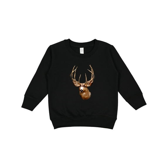 Inktastic Deer Head Hunter Toddler Sweatshirt