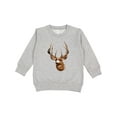 thumbnail image 1 of Inktastic Deer Head Hunter Toddler Sweatshirt, 1 of 4