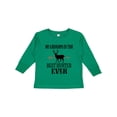 thumbnail image 1 of Inktastic Deer Hunting Grandpa Best Hunter Ever Boys Long Sleeve Toddler T-Shirt, 1 of 5