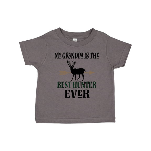 Inktastic Deer Hunting Grandpa Best Hunter Ever Boys Toddler T-Shirt