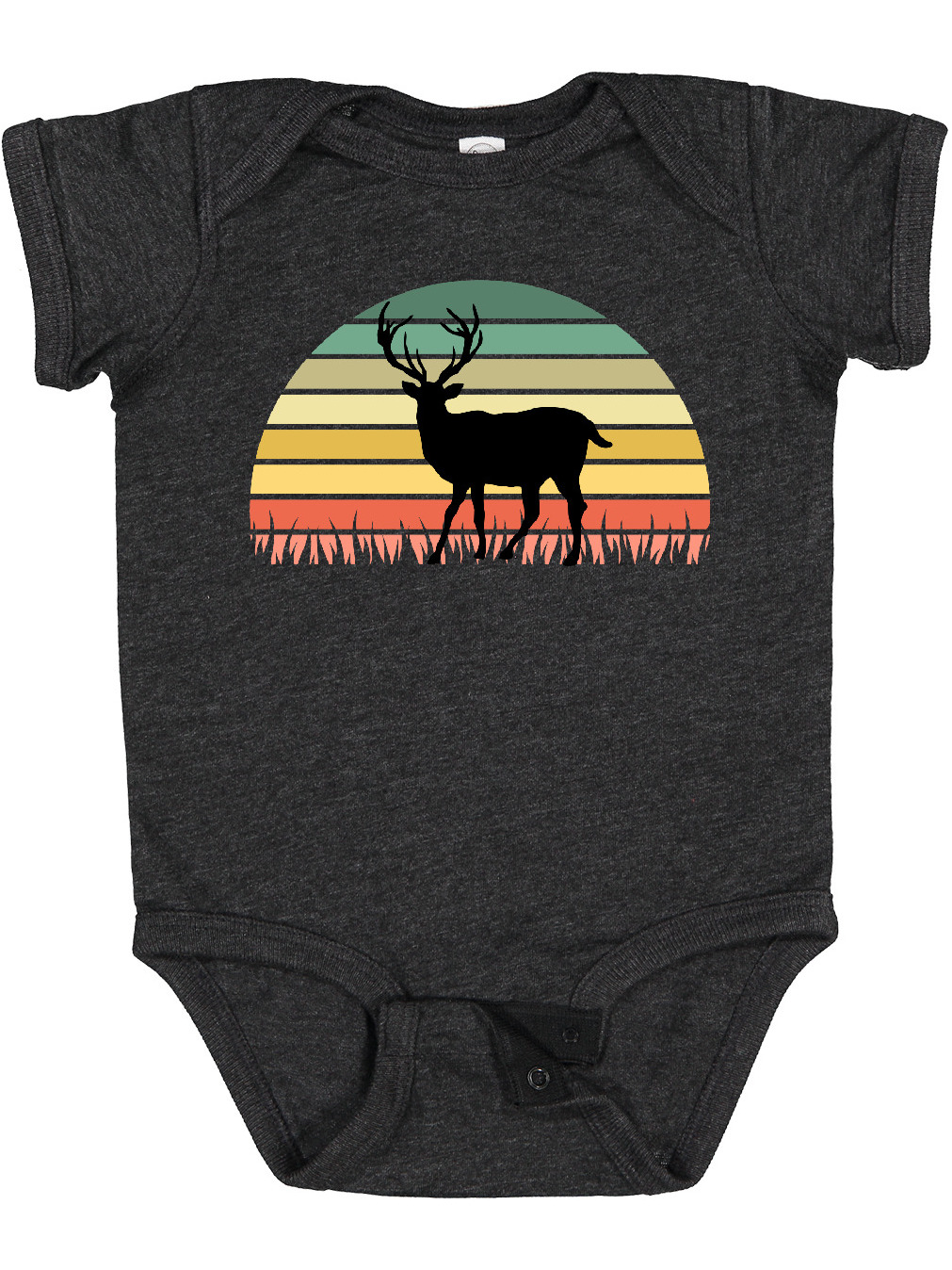 Inktastic Deer Hunting Retro Sunset Hunter Gift Boys or Girls Baby