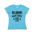 thumbnail image 1 of Inktastic Delaware Awesome Since 1787 Women's V-Neck T-Shirt, 1 of 5