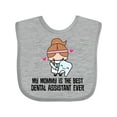 thumbnail image 1 of Inktastic Dental Assistant Mommy Girls Baby Bib, 1 of 4