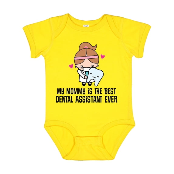 Inktastic Dental Assistant Mommy Girls Baby Bodysuit