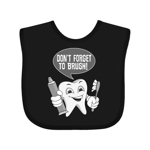 Inktastic Dental Hygienist Dentist Toothbrush Boys or Girls Baby Bib