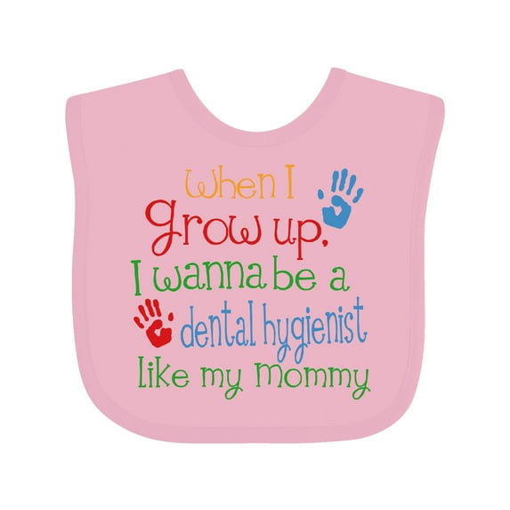 Inktastic Dental Hygienist Like Mommy Boys or Girls Baby Bib
