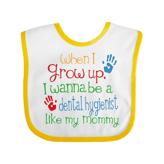 Inktastic Dental Hygienist Like Mommy Boys or Girls Baby Bib