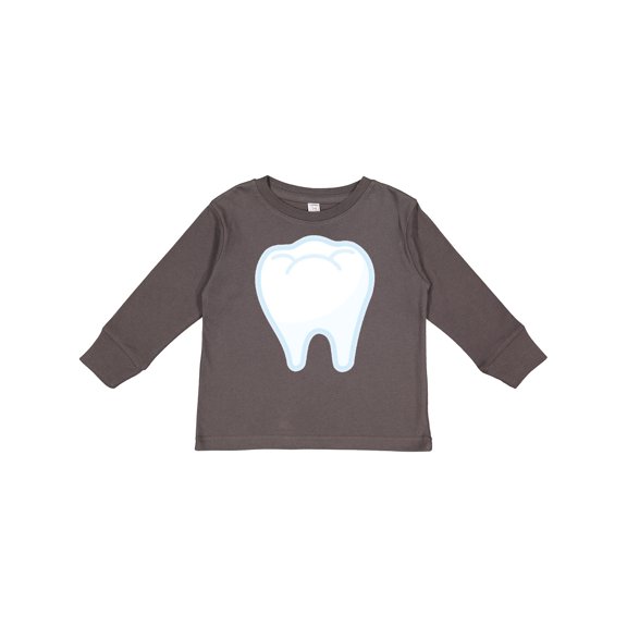 Inktastic Dentist Big Tooth Boys or Girls Long Sleeve Toddler T-Shirt