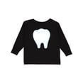 thumbnail image 1 of Inktastic Dentist Big Tooth Boys or Girls Long Sleeve Toddler T-Shirt, 1 of 5