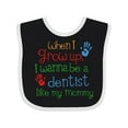 thumbnail image 1 of Inktastic Dentist Like Mommy Boys or Girls Baby Bib, 1 of 4