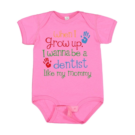 Inktastic Dentist Like Mommy Boys or Girls Baby Bodysuit