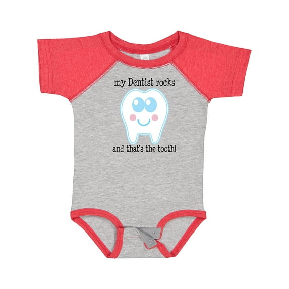 Inktastic Dentist Rocks Tooth Boys or Girls Baby Bodysuit