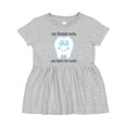 thumbnail image 1 of Inktastic Dentist Rocks Tooth Girls Baby Dress, 1 of 5